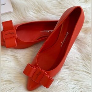 Viva Womens Leather Pointed Toe Ballet Flats